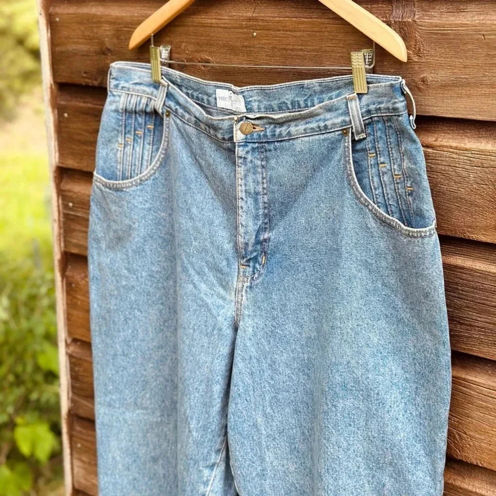 Vintage French Dressing High Rise Jeans - Size 18 - Picture 3 of 8